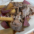 さとみんみん★'s cooksnap of when they made さつまいもと豚肉炒め.