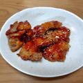 みぃくんのママ's cooksnap of when they made スティック鶏胸肉と蓮根のヤンニョムチキン.