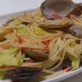 みししっぴっwを's cooksnap of when they made あさりとキャベツのあっさりパスタ.
