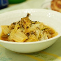 kamu蔵's cooksnap of when they made 簡単、激安☆鯖缶利用の白菜煮浸し☆.