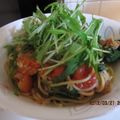 sanzibon's cooksnap of when they made トマト＆ツナと水菜のフレッシュパスタ.