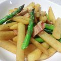 kotechi's cooksnap of when they made アスパラとじゃがいものオイスター炒め.