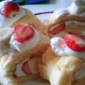 あまぐりぐり's cooksnap of when they made 赤い幸せ♪苺のロールケーキ.