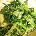 りえぶーん's cooksnap of when they made ＊ほうれん草のごま和え＊.