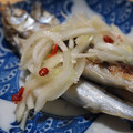 arare*'s cooksnap of when they made ししゃもの南蛮漬け.