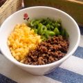 ｘｘyuzumikanｘｘ's cooksnap of when they made 我が家の三色丼.