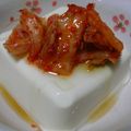ゆーにゃお's cooksnap of when they made 何丁でも食べたい！キムチ冷奴.