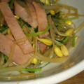★ごっつぁん★'s cooksnap of when they made 簡単☆もやしと豆苗炒め.