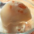 なにぬねにょろん's cooksnap of when they made 梅干しが入った牛乳プリン.