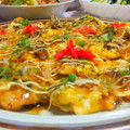 ☆momoco☆'s cooksnap of when they made たこ焼き　タコ玉？（たこ焼き器いらず～）.