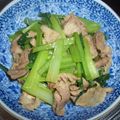 7350's cooksnap of when they made 鶏…じゃなくて豚肉そぼろと小松菜炒め.