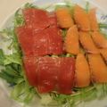 よしけんご's cooksnap of when they made 少しで豪華！刺身でカルパッチョ風＊＊.