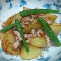 yucoreen's cooksnap of when they made 塩辛バターポテト。.