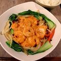 トクライ's cooksnap of when they made エスニックな大人の海老マヨ(￫∀￩人)♡.
