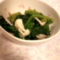 putirinngo's cooksnap of when they made ほうれん草とブナピーのおひたし.