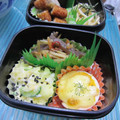 上野食堂's cooksnap of when they made お弁当に♪ゆで卵のマヨネーズ焼き.