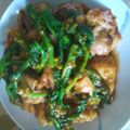 はりゅとママ's cooksnap of when they made 塩麹☆鶏肉と菜の花の炒め物.