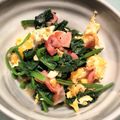 Ｅ－１０'s cooksnap of when they made ほうれん草と卵の炒め物.