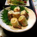 カナティーヌ's cooksnap of when they made ちくわの天ぷら♪たこ焼き風.
