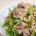 tomoko373's cooksnap of when they made 水菜と豚こま肉の冷しゃぶサラダ☆.