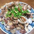 なむよし's cooksnap of when they made 応用できる あさり酒蒸し焼酎蒸 ﾆﾝﾆｸ.