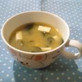 kururin18's cooksnap of when they made わかめだしのお味噌汁.