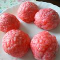 monchanママ's cooksnap of when they made 道明寺っぽい桜おはぎ.