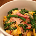 ColinsHIPS's cooksnap of when they made インゲンと卵とカニカマのごま和え.