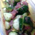 maily0122's cooksnap of when they made キュウリの梅かつお和え.