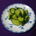 YUZUNICO's cooksnap of when they made きゅうりの辛子漬.