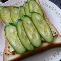 ｇａｂｉｂｉ's cooksnap of when they made チーズときゅうりのトースト.