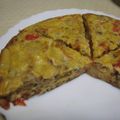 てらよう's cooksnap of when they made リメイク☆余り物はスペインオムレツに！.