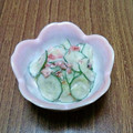 ★miya★'s cooksnap of when they made きゅうりの梅マヨ和え.