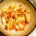 afro1004's cooksnap of when they made キャベツ・ベーコンのマヨポンピリ辛炒め♪.