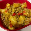 笹たん子's cooksnap of when they made ＊じゃがいもとひき肉のカレー粉炒め＊.