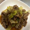 にこちゃんち's cooksnap of when they made 牛肉(豚肉)とレタスのプルコギ風炒め♪.