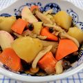 在宅勤務のおじさん's cooksnap of when they made じゃがいもと人参、シメジのほっこり煮.