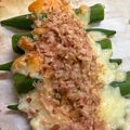 さんちゃん（╹◡╹）'s cooksnap of when they made 居酒屋メニュー♡おくらチーズおかか♪.