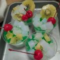 かなっぺキッチン☆'s cooksnap of when they made ☆七夕デザート☆ 七夕カルピスゼリー.