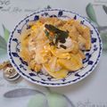 みかかめ's cooksnap of when they made お父ちゃんの油あげ＆玉ねぎで玉子丼♪.