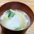 プルンバゴ's cooksnap of when they made 味噌汁　豆腐・油揚げ・小松菜かほうれん草.