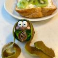 yu🐓's cooksnap of when they made 食べる部分が多いキウイの芯の取り方.