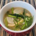 あーこ姐's cooksnap of when they made 白カブと油揚げの味噌汁.