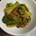 ☆あさ's cooksnap of when they made 挽き肉と青梗菜の甘辛煮.