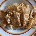 swisskiss's cooksnap of when they made 誰でも簡単に10分で究極のカツ丼✰✰✰.