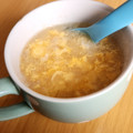 pecochico's cooksnap of when they made おなかにやさしい♪みぞれたまご汁.