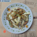 harutaaaam's cooksnap of when they made 簡単！ちくわとエリンギの青のりマヨ焼き.