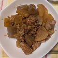 ellie21's cooksnap of when they made 豚バラと大根とこんにゃくのどて煮.