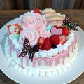 まめたん's cooksnap of when they made 小量だけ作るシュガークラフト＊花、薔薇＊.