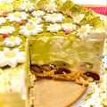 ＊イーヲン＊'s cooksnap of when they made 絶品♡抹茶マーブルレアチーズケーキ.